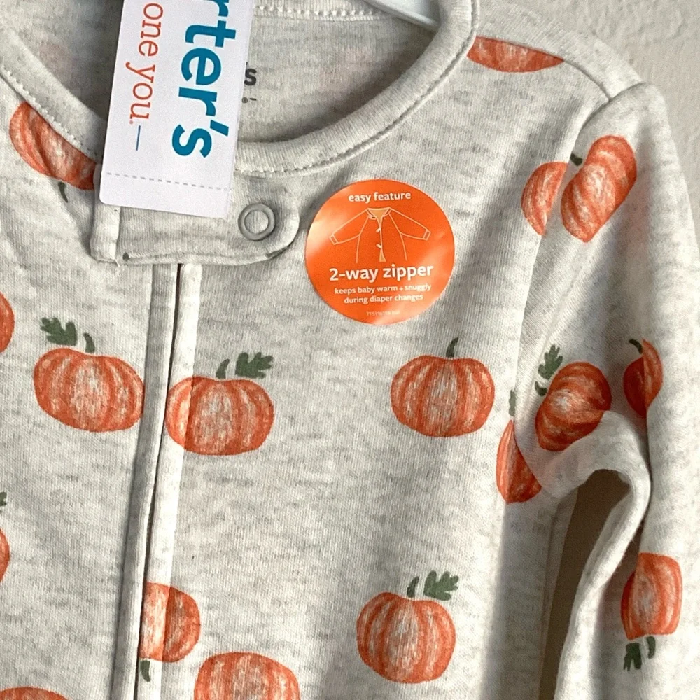 \Carter’s\ NWT 🎃 Pumpkin Footie